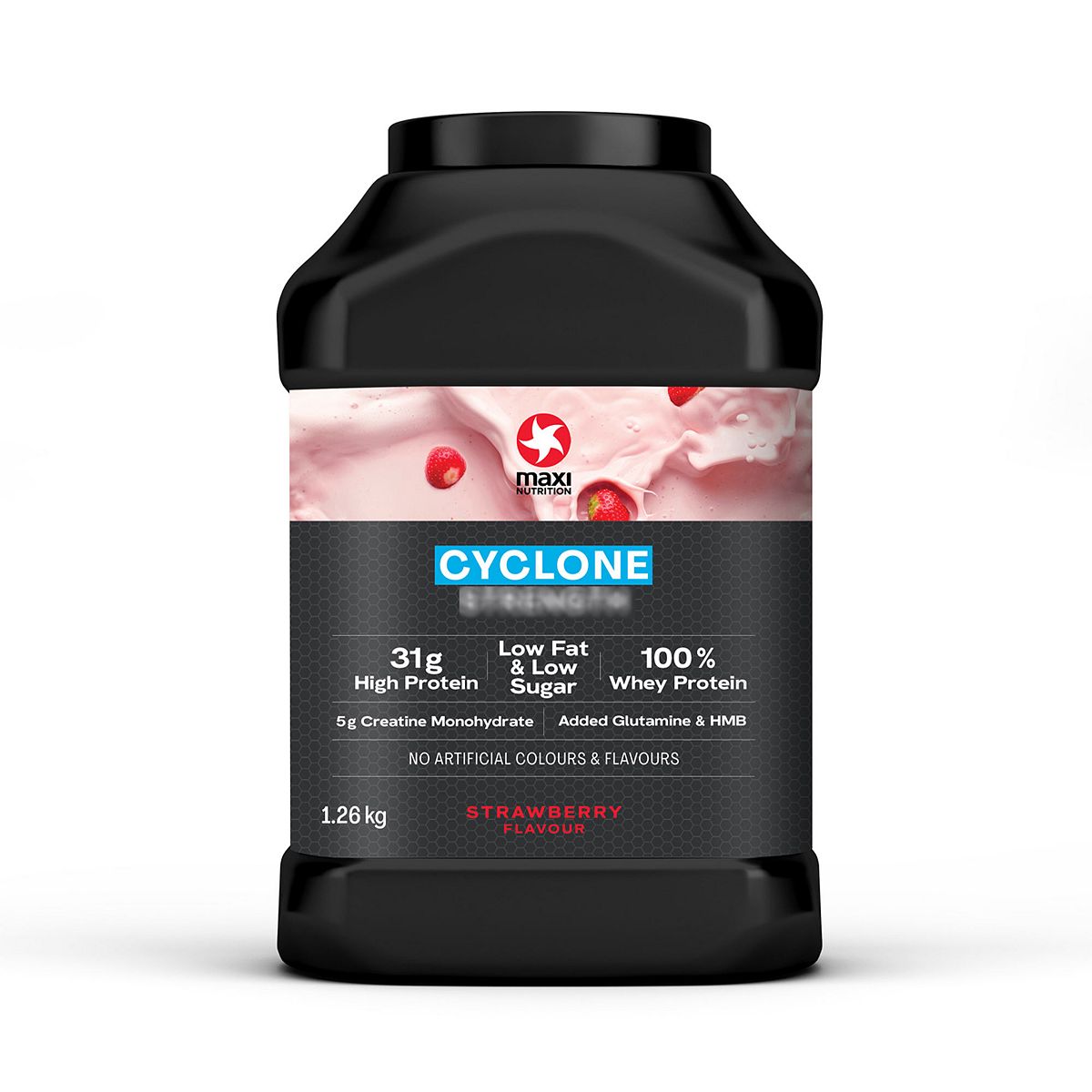 Maxinutrition Maxi Nutrition Cyclone Strength Whey Protein Powder Strawberry 1260G