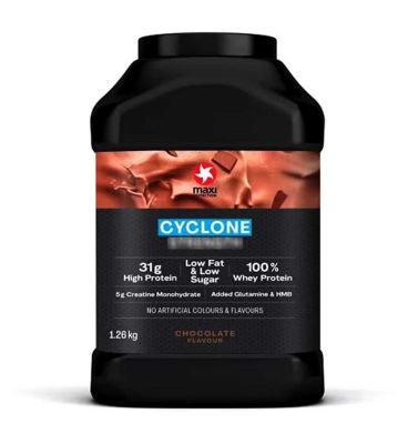 Maxi Nutrition Cyclone Strength Whey Protein Powder Chocolate 1260G