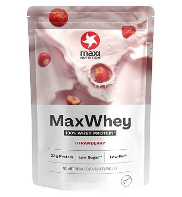 Maxi Nutrition Maxwhey Whey Protein Powder Strawberry 420G