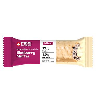 Maxi Nutrition Creamy Core Blueberry Muffin Protein Bar 45G 12S