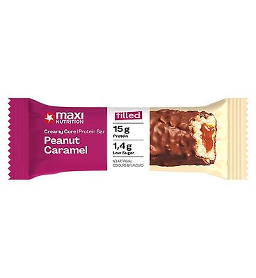 Maxi Nutrition Creamy Core Peanut Caramel Protein Bar 45G 12S