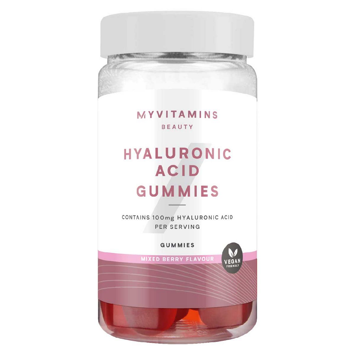 Myvitamins Hyaluronic Acid Gummies Mixed Berries - 60