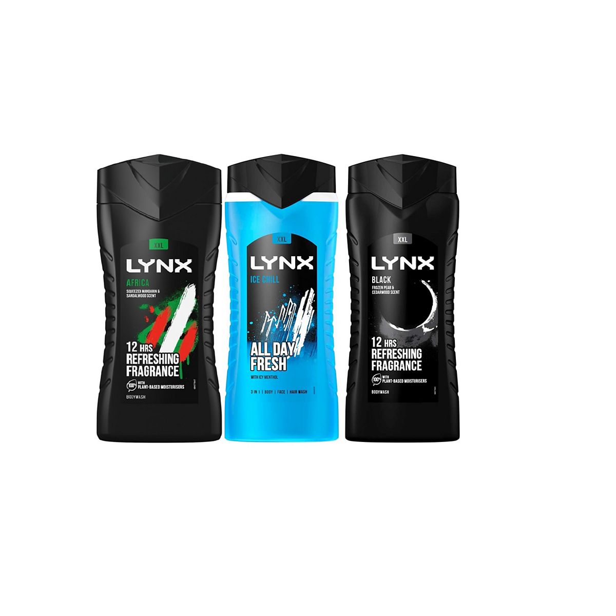 Lynx Xxl Shower Gel Collection 3X500ml