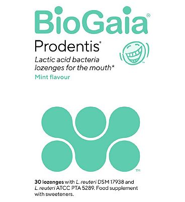 BioGaia Prodentis Lactic Acid Bacteria 30 Lozenges - Mint Flavour