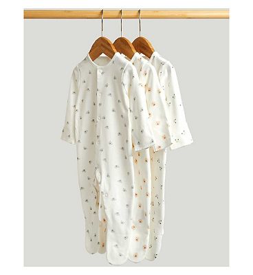 Mothercare Ditsy Animals Bodysuits 3 Pack