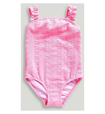 Mothercare Swimwear Floral Textured Swimsuit