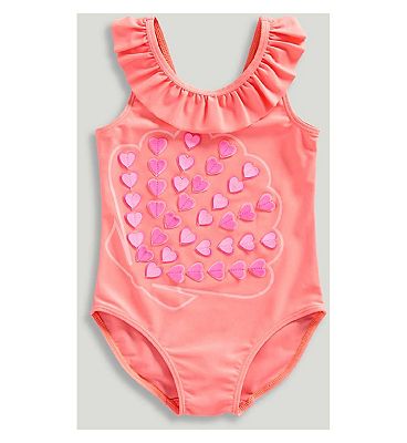 Mothercare Swimwear Shell Frill Swimsuit