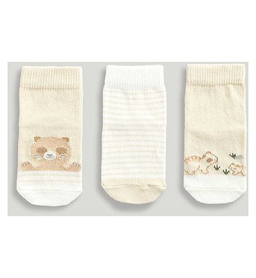 Mothercare Meercat Socks 3 Pack 6 - 12 Month