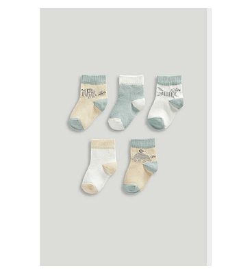 Mothercare Safari Sands Socks - 5 Pack