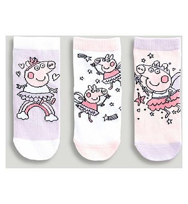 Mothercare Peppa Pig Fairy Socks - 3 Pack