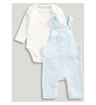 Mothercare Sloth and Friends Dungaree and Bodysuit