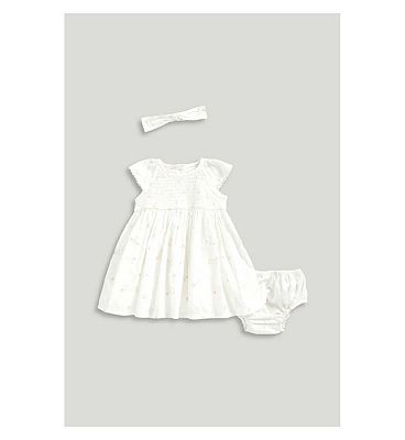 Mothercare My First Dress, Knickers and Headband Set