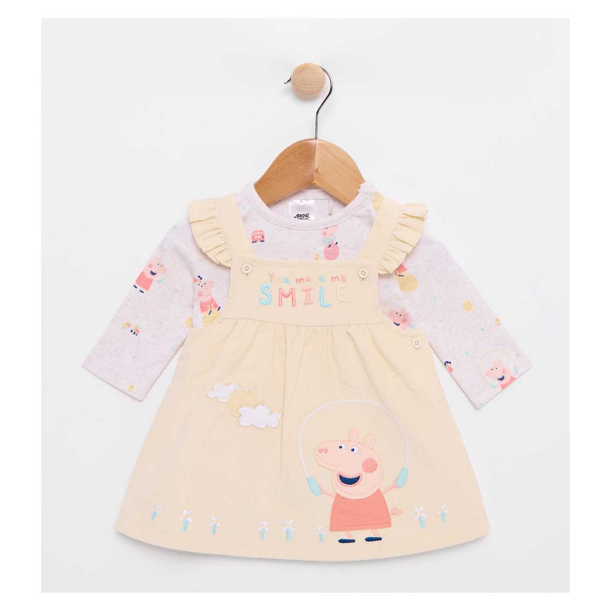 Peppa Pig Dress Set, 18 - 24 Months Multicolor