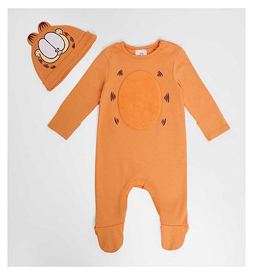 Garfield Sleepsuit and Hat