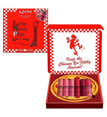 NYX Professional Makeup Home Alone Butter Gloss Pizza Vault Pink And Red 130g