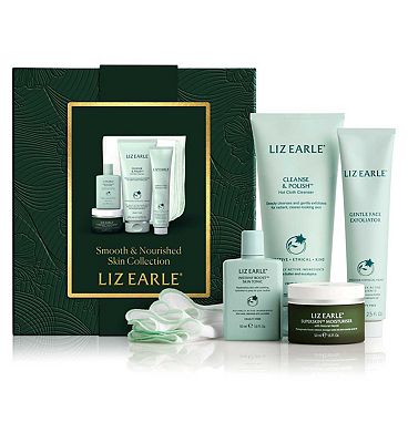 Liz Earle Smooth & Nourished Skin Collection 4 Piece Gift Set