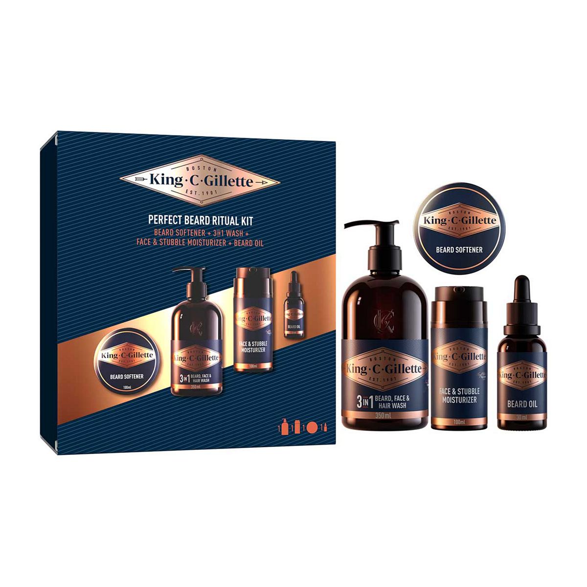 Gillette King C Perfect Beard Ritual Kit