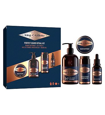 King C Gillette Perfect Beard Ritual Kit