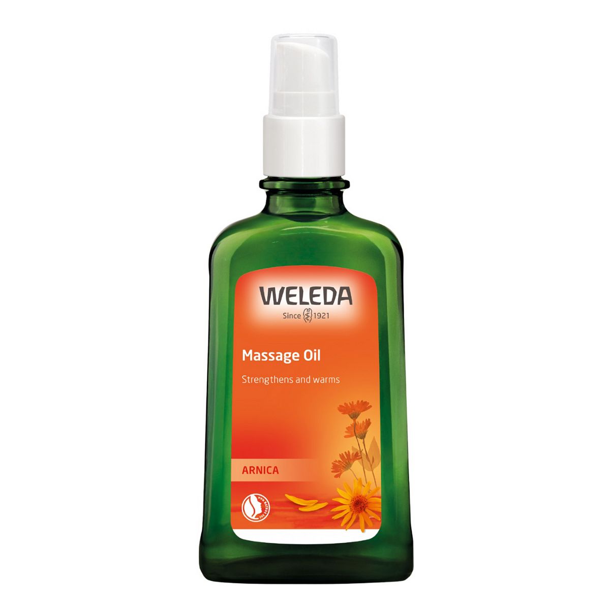 Weleda Arnica Massage Oil, Strengthens And Warms, Recommended By Physiotherapists, 100ml