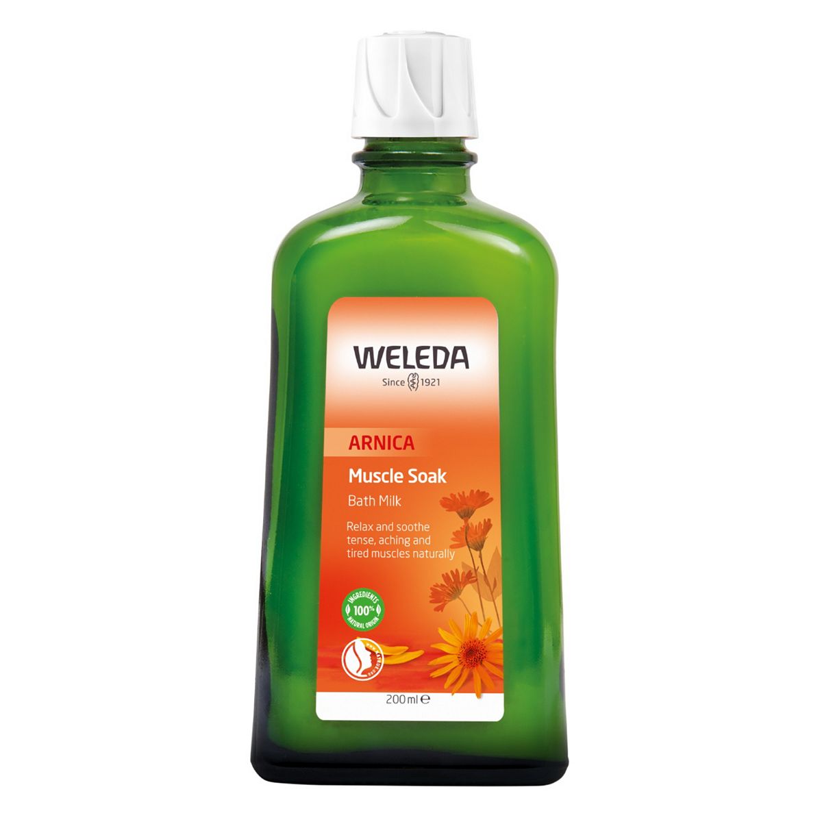 Weleda Arnica Muscle Soak Bath Milk, Relax And Soothes Tired Aching Muscles,200 Ml, 200Ml