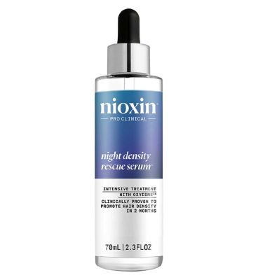 Nioxin Night Density Rescue Serum - Overnight Hair Thickening Treatment 70ml