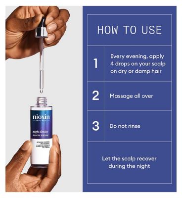 Nioxin Night Density Rescue Serum - Overnight Hair Thickening Treatment 70ml (7)
