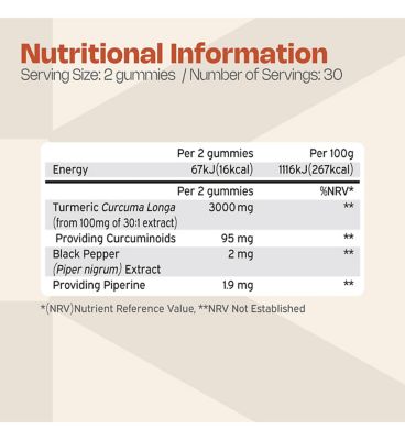 Nutriburst Turmeric 3000mg (6)