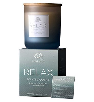 Serenity Relax Candle 270g - Rose and Spiced Cardamon