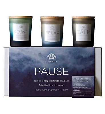 Serenity Pause Set of 3 Candles 70g