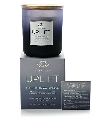 Serenity Uplift Candle 270g - Dragonfruit, Coconut and Grapefruit