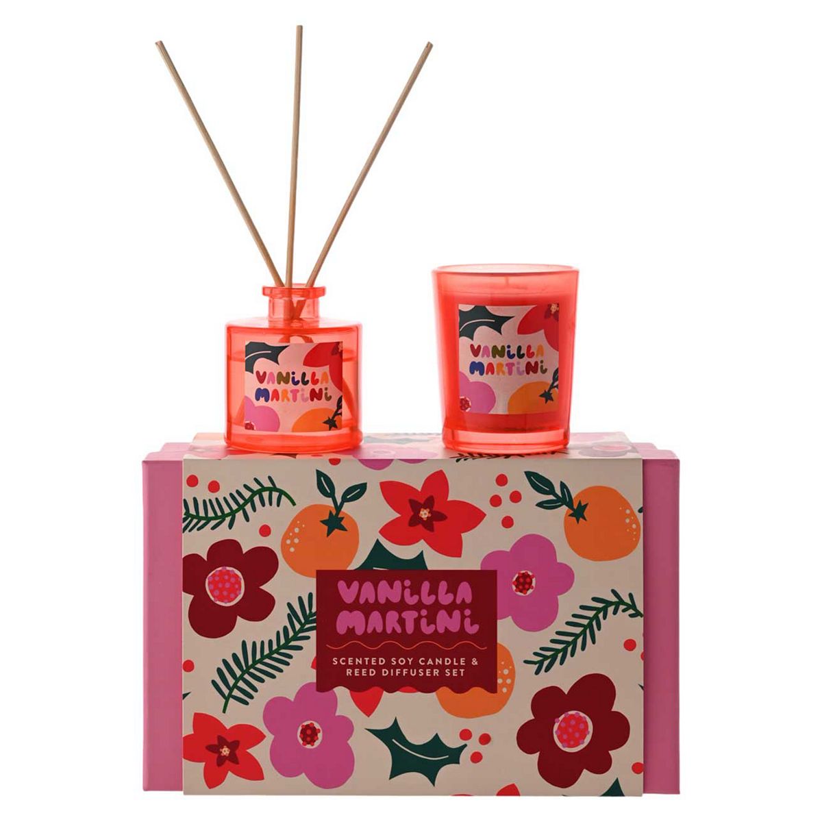 Raspberry Blossom Candle & Diffuser Set