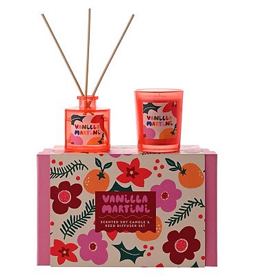 Raspberry Blossom Candle & Diffuser Set