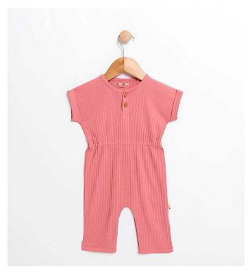 Maybe Baby Wide Rib Romper 3-6M