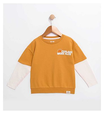 Maybe Junior Mock Sleeve Sweat 3-4Y