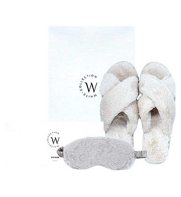 White Collection Slippers M/L