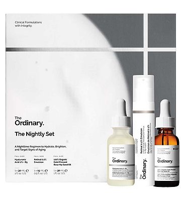 Click to view product details and reviews for The Ordinary The Nightly Skincare Set With Hyaluronic Acid And Retinal.