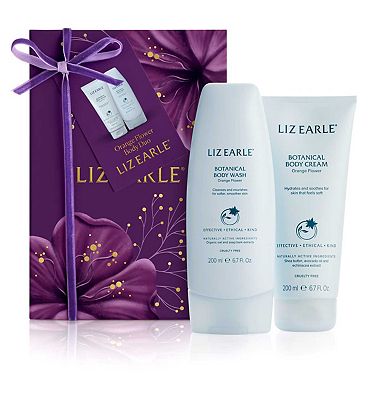 Liz Earle Orange Flower Body Duo 2 Piece Gift Set