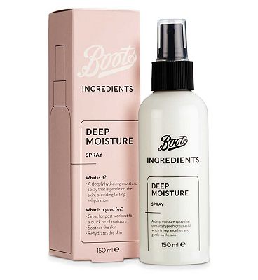 Boots Ingredients Deep Moisture Spray 150ml