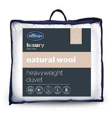 Silentnight Luxury Natural Temperature Regulating Wool Duvet - Heavyweight - King