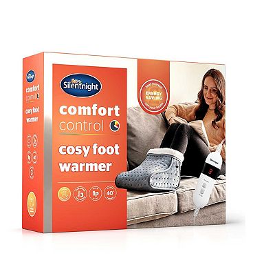 Silentnight Comfort Control Cosy Heated Footwarmer - Grey