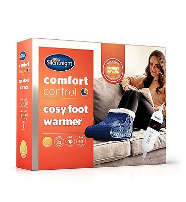 Silentnight Comfort Control Cosy Heated Footwarmer - Navy