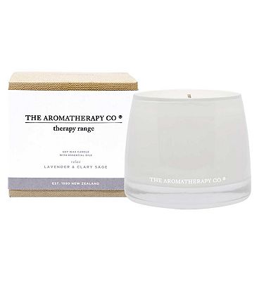 The Aromatherapy Co. Relax Therapy Candle 260g - Lavender & Clary Sage