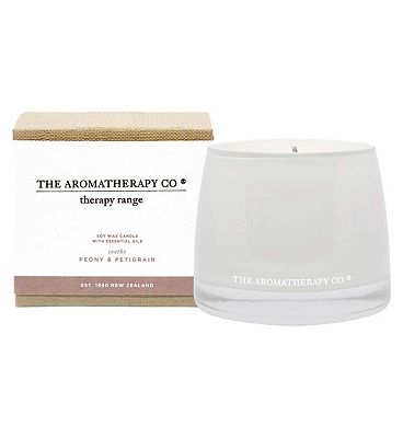 The Aromatherapy Co. Soothe Therapy Candle 260g - Petigrain & Peony