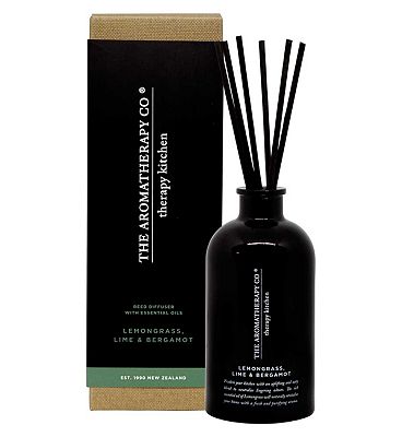 The Aromatherapy Co. Therapy Kitchen Diffuser 250ml - Lemongrass, Lime and Bergamot