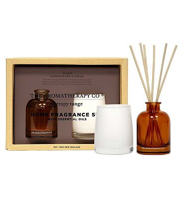 The Aromatherapy Co. Candle 100g and Diffuser 50ml Therapy Set - Sandalwood