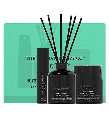 The Aromatherapy Co. Therapy Home Fragrance Trio Set - Lemongrass Lime and Bergamot