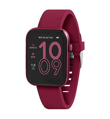 Reflex Active Series 12 Berry Strap Smart Watch