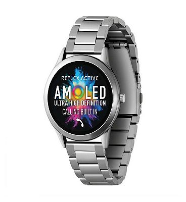 Reflex Active Series 31  Stainless Steel Bracelet Amoled Smart Calling Watch