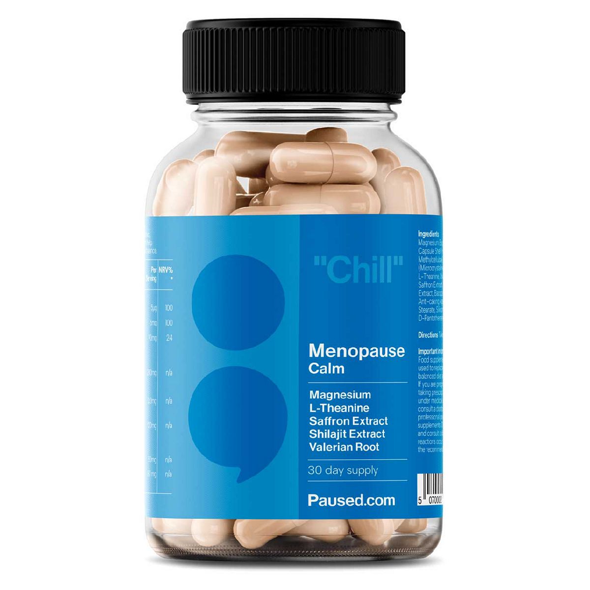 Paused .com Menopause Calm Capsules 60S
