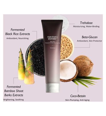 haruharu wonder Black Rice Moisture 5.5 Soft Cleansing Gel 100ml (4)